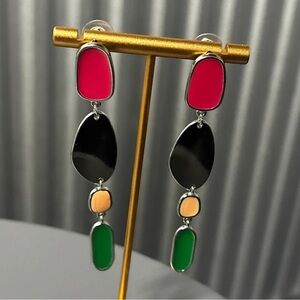 Chic Multicolor Dangle Earrings